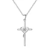 Chaînes Brillant Croix Collier Pendentif Lumière De Luxe Clavicule Chaîne Accessoires Hommes Colliers Or Femmes Déclaration ColliersChains