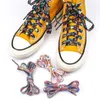 Moda por atacado Impressão personalizada Rainbow Shoe deslumbrante cadarços para homens e mulheres Sapato Af1 Shoe Summer Fruit Style Shoelaces