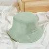 2022 Nouveau Noir Blanc Seau Chapeau Femmes Chapeaux De Soleil pour Enfants Hip Hop En Plein Air Voyage Caps Hommes Plage Soleil Protéger Pêche Unisexe Bonnet Y220411