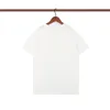 Célèbre t-shirt de haute qualité de haute qualité imprimer le cou rond manche courte noire blanche mode hommes femmes hauts t-t-shirts s-2xl # 12