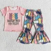 Bebek kızlar tasarımcı kıyafetleri Paskalya yürümeye başlayan çocuk setleri tavşan sevimli çocuklar giyim butik kıyafetleri toptan 220620