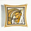 45X45CM Horse Pillow Case Velvet Pillowcase with hidden zip Sofa Car Cushion Cover for Office Home Decoration