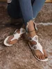 Zapatos de vestir plana tacones de sandalias para mujer