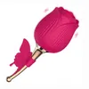 NXY Vibrators Vit Rosa Blå Sexig Toy Tongue Sucker Clitoris Stimulator Clit Adorime Rose Clitoral Vibrator för Kvinna 0411