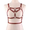 Cinture Donna Punk Pelle Lingerie Harness Sexy Reggiseno Reggicalze Body Bondage Cage Crop Top Bretelle Harajuku CinghieCinture