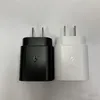 Зарядные устройства OEM-качества 2 в 1 Кабель для быстрой зарядки USB C длиной 1 м, 3 фута, ЕС, США, быстрое зарядное устройство, 20 Вт, штепсельная вилка 25 Вт для Samsung Note 10 S 10 20 21 EP-TA800 в розничной упаковке