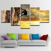 Modular Canvas HD Prints Posters Home Decor Wall Art Pictures 5 Pieces The Climb Paintings No Frame
