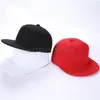 Ball Caps 22 Styles Women Men Summer Hip Hop Style Baseball Cap Flat Bill Brim Blank Solid Color Adjustable Size Classic Snapback