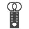 Personlig 2st Music Code KeyChain Set Women Men Graved Song Spotify Scan Customized Heart Family Friends Lovers Key Rings 220516