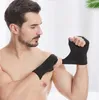 1 par ultratunna ventilerade artritisthylsa stödhandskar Elastiska palmhanden Support Sports armband