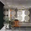 مقسم غرفة الفولاذ المقاوم للصدأ الشكل البيضاوي مع زجاج مورو