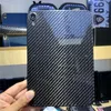 Custodie ultra sottili in vera fibra di carbonio per Apple iPad Mini 6 Cover per armatura lucida di grado militare