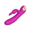 Kaninvagrator vagina g spot clitoris bröstvårta dubbla stimulator massager vibration silikon vattentäta sex leksaker vibratorer för kvinnor