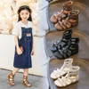 Chaussures pour filles, sandales de princesse coréenne, Slim et étroites pour étudiants, sandales de plage à fermeture éclair, taille 26-36