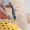 Abacaxi faca descascador ferramentas de aço inoxidável peeling artifact gouging clipe semente peeling família fruta ccb15112