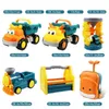 8pcs Kids Beach Toys Trolley Suit Game Toy Case Summer S Play Sand Sand Carts 220527