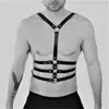 Männer Tank Tops Einstellbare Homosexuell Körper Bondage Harness Strap Fetisch Männer Sexuelle Brust Kunstleder Gürtel Rave Kleidung Für Erwachsene 262K