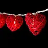 Strings Heart Love Valentine Lights 10leds Shaped String For Wedding Party Birthday Home Decor Battery OperatedLED LEDLED LED