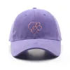 Topi Baseball Katun Flecplankton untuk Wanita Bordir Bunga Anak Perempuan Mode Pantai MusiM Panas Kasual 220618
