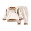 Småbarn Kid Boy Clothing Set Spring Children Tops   Pants Sport Kids Clothes Boys Tracksuit For 220507