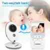 Baby monitora la farina digitale wireless da 2,4 GHz monitora lcd video di sicurezza della tata per la temperatura della telecamera per la visione notturna a 2 vie