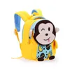 Greatop 3D niños mochilas escolares para niñas niño niños mochilas jardín de infantes dibujos animados animal toddle niños mochila 220318