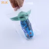 Großhandel Mini-Wasserpfeifen Baby-Handpfeife Glasölbrenner mit Glasschüsselmuster-Stil Silikonbongs Silikonpfeifen zum Rauchen von Tabak, trockenem Kraut