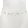 Boho Multi-layer Belly Chain Women's Simple Sexy Crystal Beads Body Chain Bikini Beach Waist Chains Summer Jewelry Gift