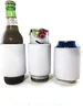 Sublimation blanche Slap wrap koozy Blank-Sublimation Vinyl Neoprene Cola Can Cover Cooler sleeves for slim bottles koozies 23.5x8.5cm 9''*3 1/2''