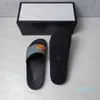 Wholesale g brand men's and women's classic slippers Rubber Web Slide Sandal Luxury Sandals Slippers Beach shoes 35-46 yards With Box -55