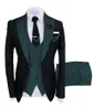 Wedding Tuxedos One Button Groomsmen Notch Lapel Groom Tuxedos/Wedding Men's Suit Bridegroom Suits (Jacket+Pants+Tie+Vest) KO:117