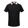 2022ss Diseñador de verano Polos Hombres Polos de lujo Casual Camiseta para hombre Hombre Moda de alta calidad Serpiente Abeja Letra Imprimir Bordado Camisetas M-3XL