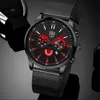 Wristwatches Mens Watches Stainless Steel Mesh Belt Quartz Wrist Watch Men Fashion Business Casual Leather Strap Sport WatchWristwatches Wri