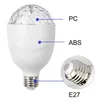디스코 조명 사운드 활성화 된 RGBW 효과 LED 디스코 볼 DJ 파티 라이트 E27 LED 전구 램프 회전 디스코 스테이지 볼 라이트 휴가 결혼식 생일 조명