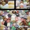 Party Favor Event Supplies Festive Home Garden Gift Irregar Crystal Natural Stone Pendant Necklaces Gemstone Agate Quartz Turquoise Malach