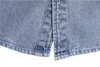 Frühling und Herbst Herren Jeansjacke Trendmode Jacke lässig Großhandel Jeansjacke aus gewaschener Baumwolle 220816