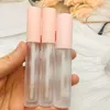 10 / 50pcs DIY Lip Gloss Boîte en plastique Conteneurs Vide Givré Lipgloss Tube Eyeliner Cils Conteneur Mini Lip Gloss Split Bouteille T200819