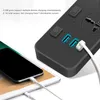 Smart Power Plugs Strip с 3 USB 5V 2A Ports 2500 Joules 65 -футовой удлинитель.