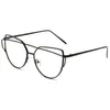 Sunglasses Trending Presbyopic Reading Glasses Women Blue Light Filter Computer Screen Single Bridge Metal Cat Eye290F