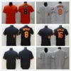 O filme da NCAA College Baseball usa camisas costuradas 8Calripkenjr 16Treymancini Slap todo o número do nome costurado