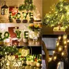 Strings 10m 100 Leds Bead Silver Gold Wire Fairy String Lights Garland Wedding Decor Christmas For Room Home Year 2022 GiftsLED LEDLED LED