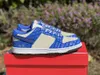 Più nuovo autentico DK Low Jackie Robinson Uomo Donna Scarpe Sneakers Racer Blue Coconut Dnnk Sport all'aria aperta con scatola originale US4-12