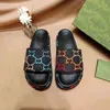 Summer High Quality Brand Designer Thick Retro Embroidered Canvas Women's Plus Size Slippers Beach Outdoor Indoor Sandals Mules G220526