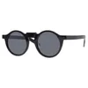 Varumärke vintage rund solglasögon kvinnor polariserade solglasögon män retro solglasögon oregelbundna handgjorda plank glasögon med låda