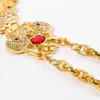 Colliers pendentifs Church Orthodox Jewelry Cross Collier Religieux Artisanat avec Crystal Long Chainpondant