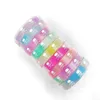 50PcsLot Multicolor Silicone Night Glow Luminous Bracelets For Women Men Mix Style Butterfly Jesus Skull Wristband Jewelry 2207157834273