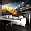 Sfondi Carta da parati personalizzata Grande 3d Enorme campo da calcio Murale Soggiorno Camera da letto TV Sfondo Muro Luogo sportivo Pittura decorativaWallpa