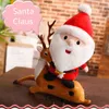 2021 Merry Christmas Ornaments Christmas Gift Santa Cuddle Doll Hanging Decorations For Home Enfeites The Natal Holiday J220729