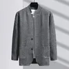 남자 스웨터 남자 옷 스웨터 카디건 블랙 그레이 카키 홈 드레스 아빠 비즈니스 레저 사무실 한국어 2022 추천 판매