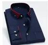 2022 Spring commercial easy care shirt male oversize long-sleeve fashion formal high quality plus size M-5XL